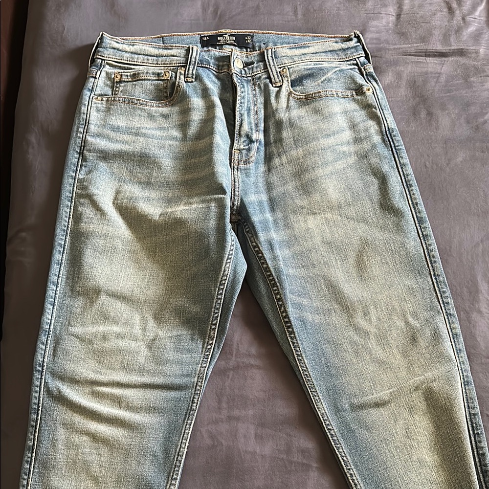 Hollister Dark Blue Athletic Skinny Jeans